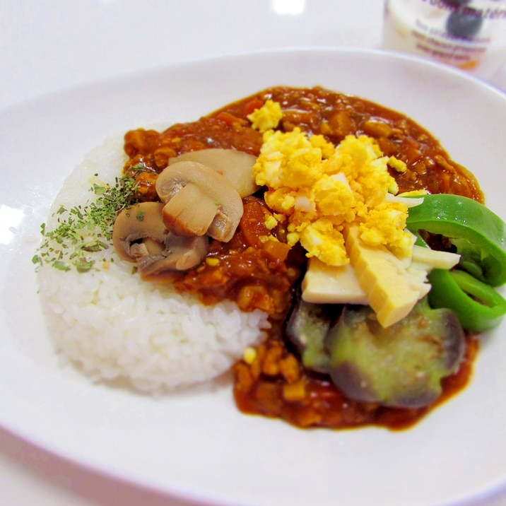 ワンプレートでバランス栄養のカレー